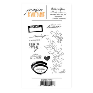 Tampons Poésie d'automne - 2