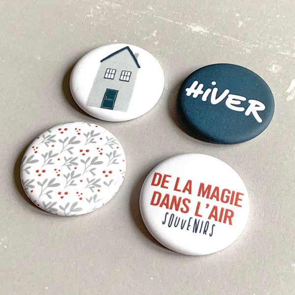 Badges Mon bel hiver