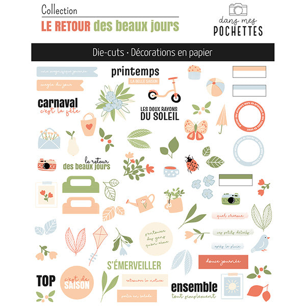 Die cuts – Le retour des beaux jours - Dans Mes Pochettes