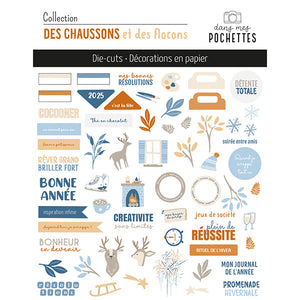 Die cuts – Des chaussons et des flocons - Dans Mes Pochettes