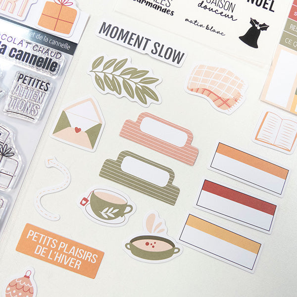 Die cuts – Un chocolat chaud et de la cannelle - Dans Mes Pochettes