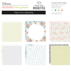 Collection de Papiers 30x30  - Des selfies et de la guimauve - Dans Mes Pochettes