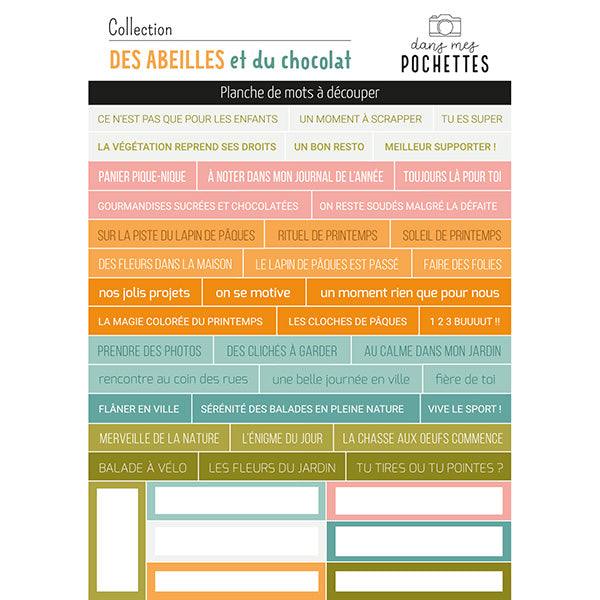 Planches de mots DMP