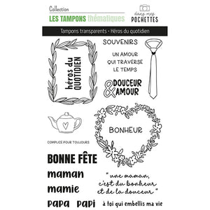 Tampons clear - Héros du quotidien - Dans Mes Pochettes