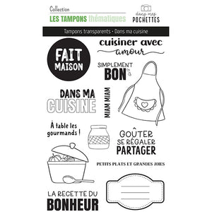 Tampons clear - Dans ma cuisine - Dans Mes Pochettes