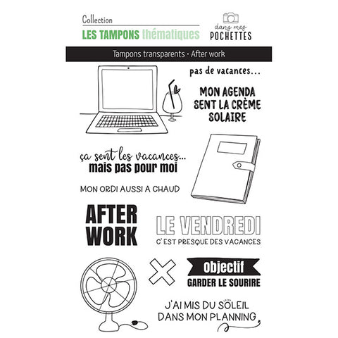 Tampons clear - After work - Dans Mes Pochettes